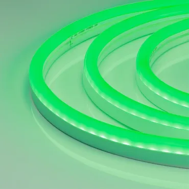 Arlight Гибкий неон ARL-NEON-2615GH-SIDE 24В Green 8 Вт/м IP65 030869