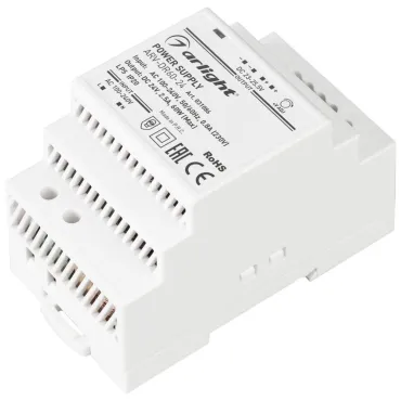 Arlight Блок питания ARV-DR60-24 24В 2.5A 60Вт IP20 DIN-рейка 031086
