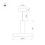 Arlight Светильник SP-ERIC-R250-8Вт Day4000 WH 120 deg 230В IP20 035928