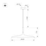 Arlight Светильник SP-FIORE-R400-13Вт Day4000 BK 120 deg 230В IP20 036002