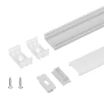 Arlight Профиль с экраном ARH-WIDE-H10-2000 ANOD+OPAL Алюминий 036768