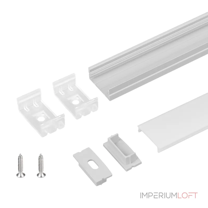 Arlight Профиль с экраном ARH-WIDE-H10-2000 ANOD+OPAL Алюминий 036768