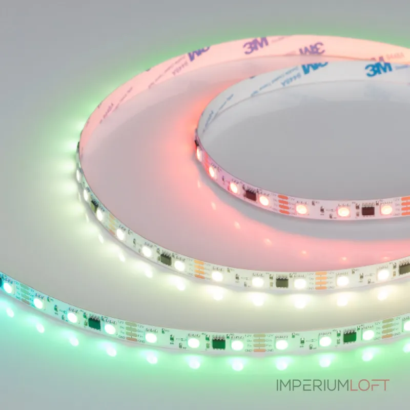 Arlight Лента SPI-B60-10mm 12В RGB-PX3-BPT 12 В/м IP20 5060 5м 039179