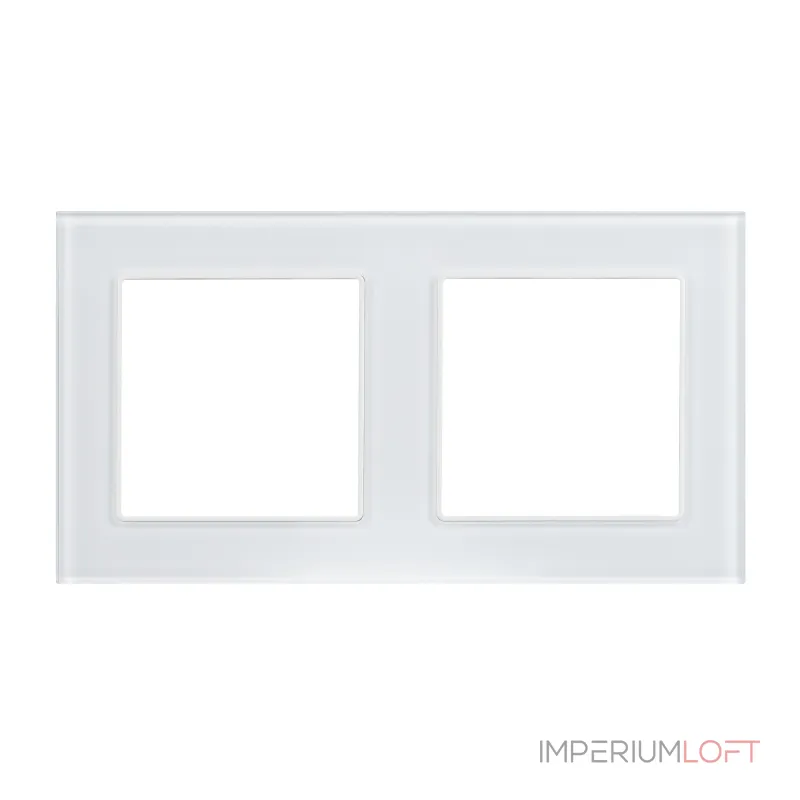 Рамка стеклянная FRM-GLARE-GS-2-WH Arlight 043796 Рамка стеклянная FRM-GLARE-GS-2-WH Arlight 043796