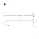 Светильник MAG-MICROCOSM-LASER-L300-15Вт Warm3000 BK 30 deg 24В Arlight IP20 043275