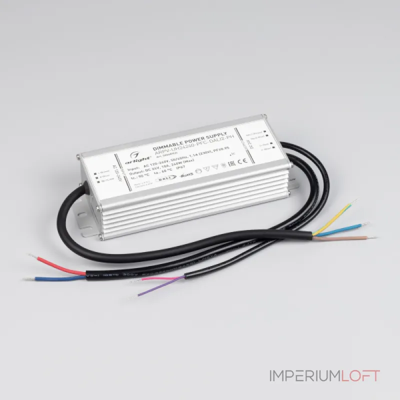Блок питания ARPV-UH24240-PFC-DALI2-PH 24В 10.0A 240Вт Arlight IP67 025689(2)