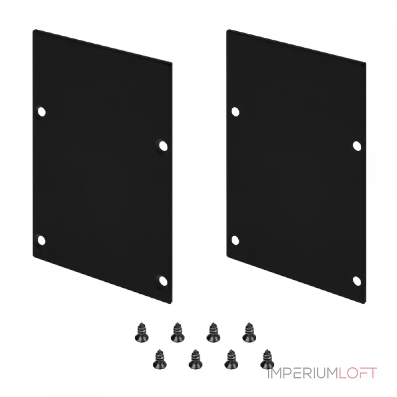Заглушка LINE-S-5075 BLACK глухая Arlight Металл 041865