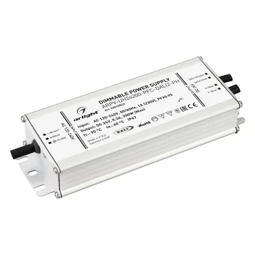 Arlight Блок питания ARPV-UH24200-PFC-DALI2-PH 24В 8.3A 200Вт IP67 028108(2) Arlight Блок питания ARPV-UH24200-PFC-DALI2-PH 24В 8.3A 200Вт IP67 028108(2)