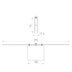Arlight Коннектор прямой ALT-LINEAIR-FLAT-CON-I-2094 ANOD IP20 030293