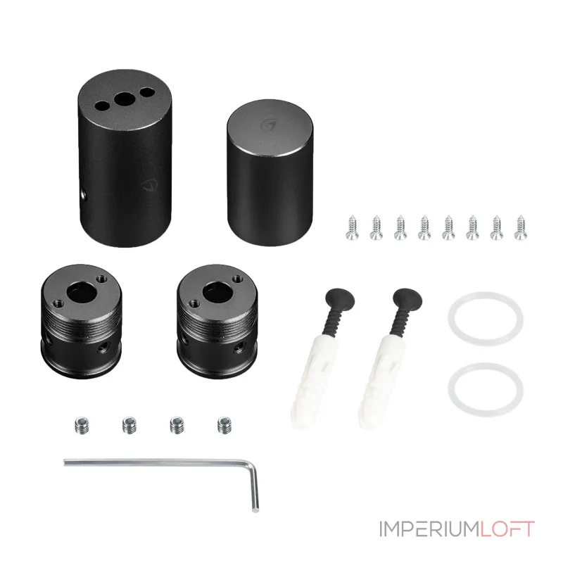 Arlight Крепление MOONLIGHT-VT-CEILING-D18 Black Металл 048591
