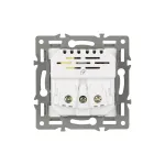 Arlight Механизм розетки с USB зарядкой SCT-MUAA-PL-BK 250В 16A 043734