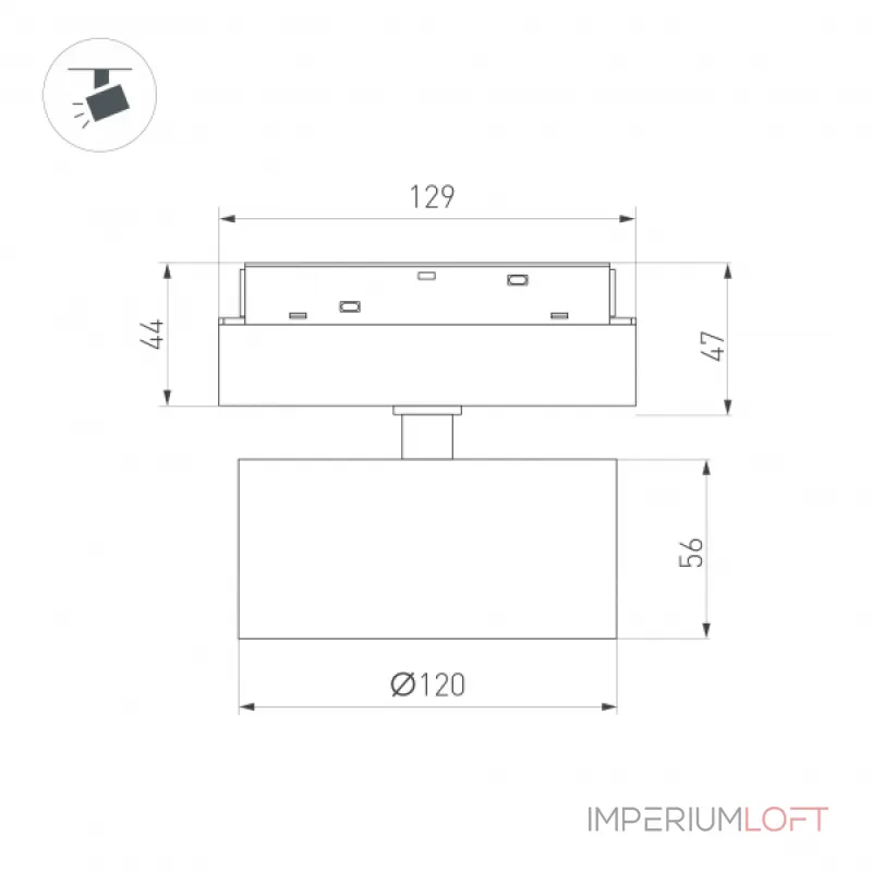 Arlight Светильник MAG-ORIENT-RONDO-R120-15Вт Warm3000 BK 110 deg 48В IP20 048351 Arlight Светильник MAG-ORIENT-RONDO-R120-15Вт Warm3000 BK 110 deg 48В IP20 048351