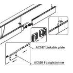 Arlight Коннектор прямой ALT-LINEAIR-FLAT-CON-I-2094 ANOD IP20 030293
