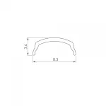 Экран ARH-BENT-W11-2000 BLACK Arlight 041031