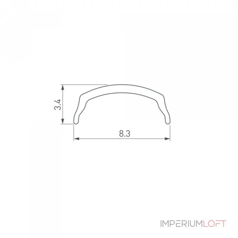 Экран ARH-BENT-W11-2000 BLACK Arlight 041031