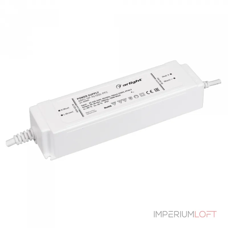 Arlight Блок питания ARPJ-SP-961050-PFC 100Вт 48-96В 1.05A IP67 037894