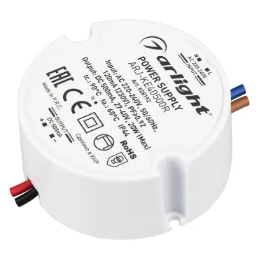 Arlight Блок питания ARJ-KE40500R 20Вт 500mA PFC IP44 028192