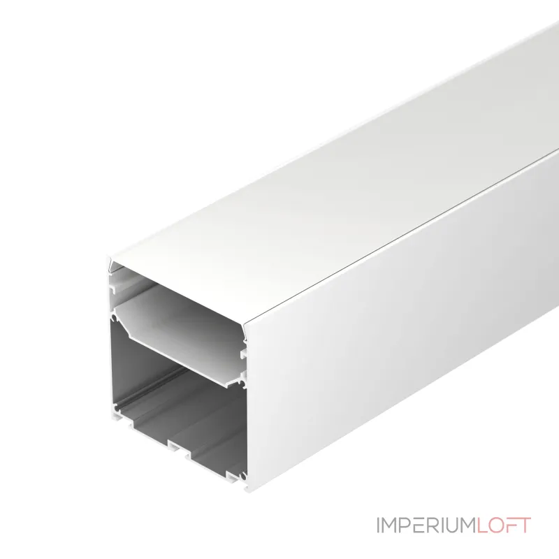 Профиль LINE-S-7575-2000 WHITE Arlight Алюминий 041858