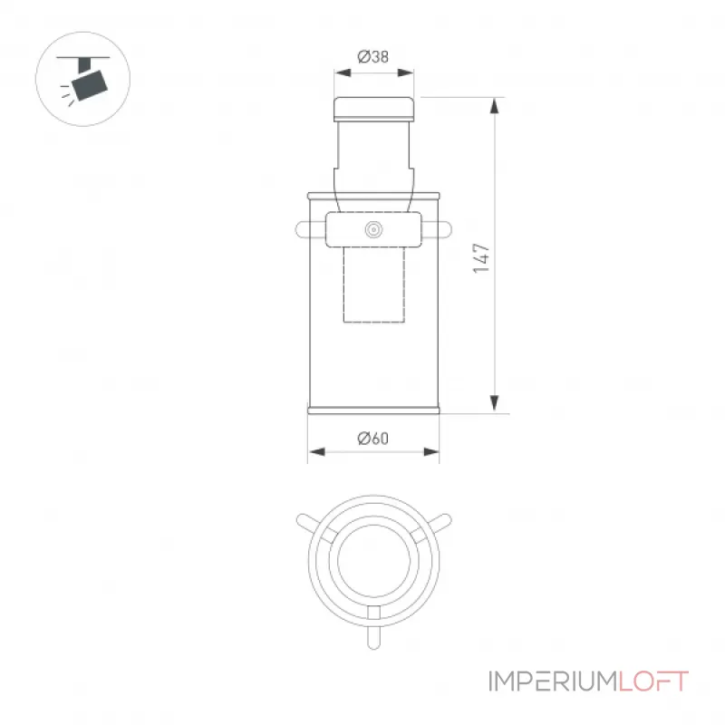 Arlight Светильник ART-APRIORI-LANTERN-C-R60-5Вт Warm3000 BK 350 deg 48В IP20 044773 Arlight Светильник ART-APRIORI-LANTERN-C-R60-5Вт Warm3000 BK 350 deg 48В IP20 044773