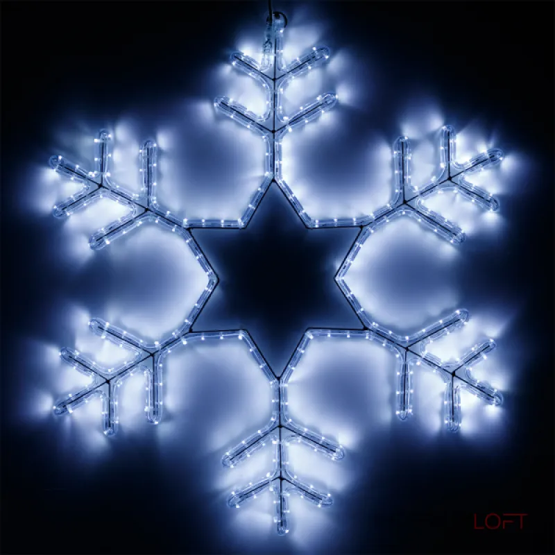 Arlight Фигура ARD-SNOWFLAKE-M4-750x750-324LED White 230В 18Вт Ardecoled IP65 025307