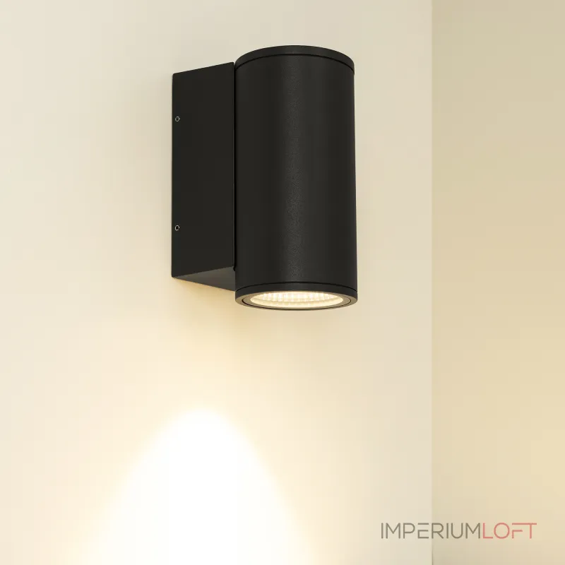 Arlight Светильник LGD-FORMA-WALL-R90-12Вт Warm3000 BK 44 deg 230В IP54 037258