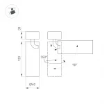 Светильник SP-GABI-SURFACE-FLAP-R60-12Вт Day4000 WH 36 deg 230В Arlight IP40 049921