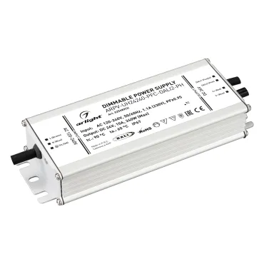 Блок питания ARPV-UH24240-PFC-DALI2-PH 24В 10.0A 240Вт Arlight IP67 025689(2)