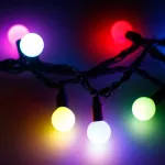 Arlight Светодиодная гирлянда ARD-BALL-PRO-D23-10000-BLACK-80LED RGB 230В 7Вт Ardecoled IP65 025622