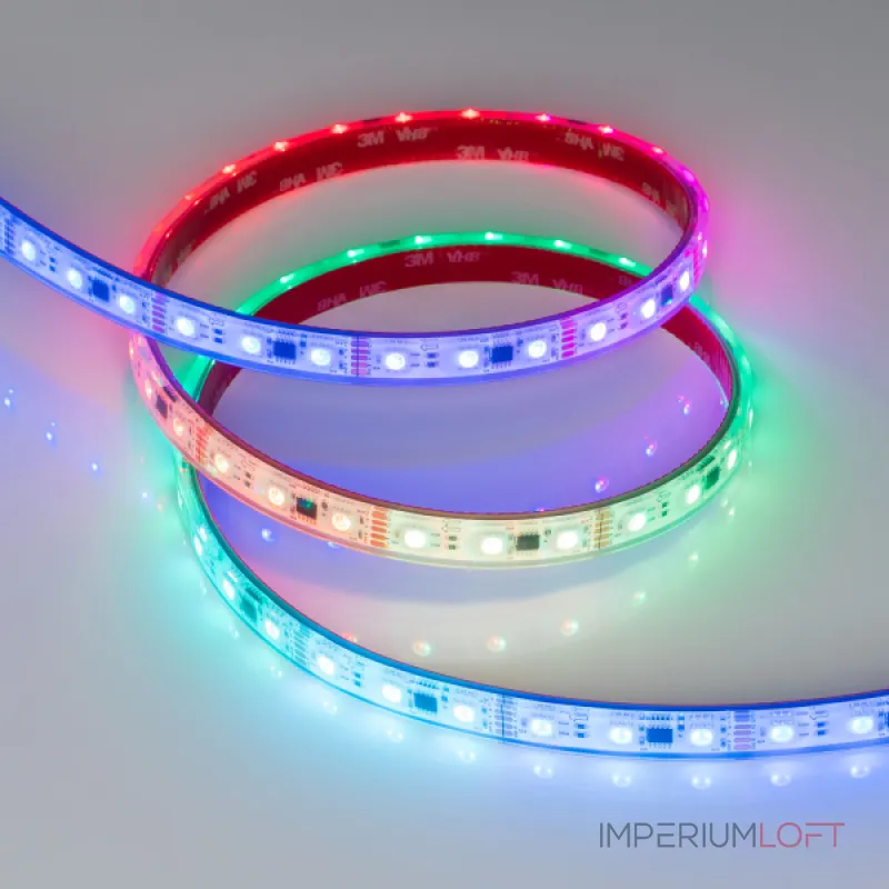 Arlight Лента герметичная DMX-PFS-B60-12mm 12В RGB-PX3 14 В/м IP68 5060 5м 039175
