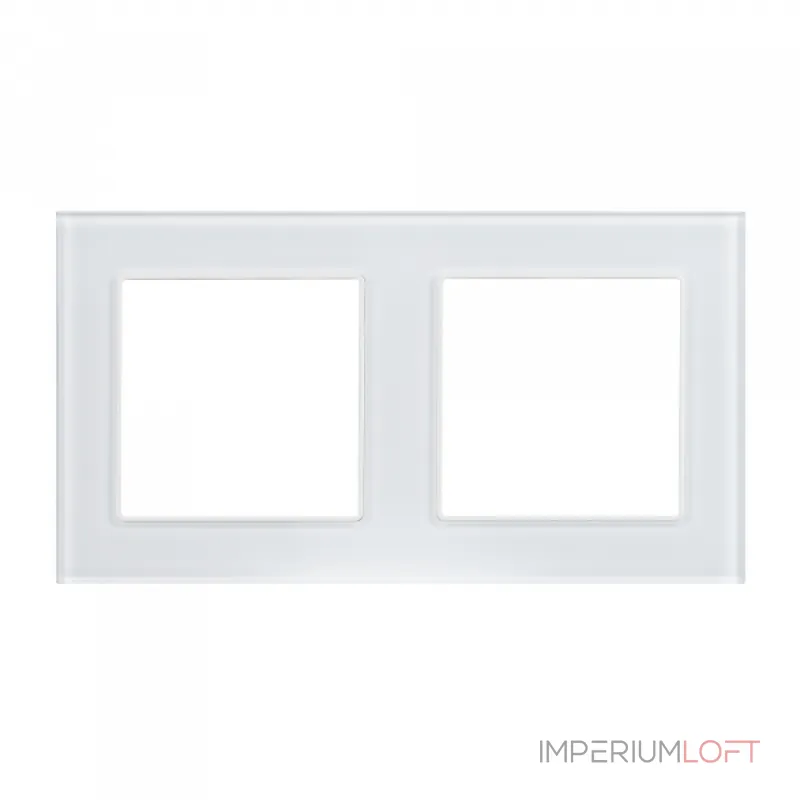 Рамка стеклянная FRM-GLARE-GS-2-WH Arlight 043796 Рамка стеклянная FRM-GLARE-GS-2-WH Arlight 043796