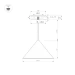 Arlight Светильник SP-MAKOTO-R550-14Вт Warm2700 WH 36 deg 230В TRIAC IP20 054407