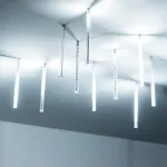 Arlight Светодиодная гирлянда ARD-ICEFALL-CLASSIC-D12-200-10PCS-CLEAR-32LED-LIVE WHITE 230В 10.5Вт Ardecoled IP65 026043