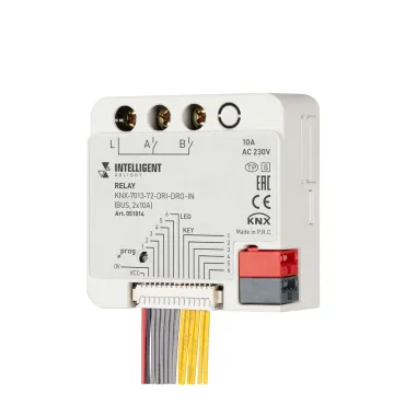 Arlight INTELLIGENT Релейный модуль KNX-7013-72-DRI-DRO-IN BUS 2x10A IARL IP20 051014