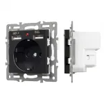 Arlight Механизм розетки с USB зарядкой SCT-MUAA-PL-BK 250В 16A 043734