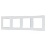 Рамка стеклянная FRM-GLARE-GS-4-WH Arlight 043802