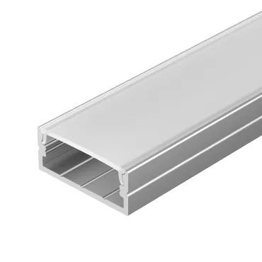 Arlight Профиль с экраном ARH-WIDE-H10-2000 ANOD+OPAL Алюминий 036768 Arlight Профиль с экраном ARH-WIDE-H10-2000 ANOD+OPAL Алюминий 036768