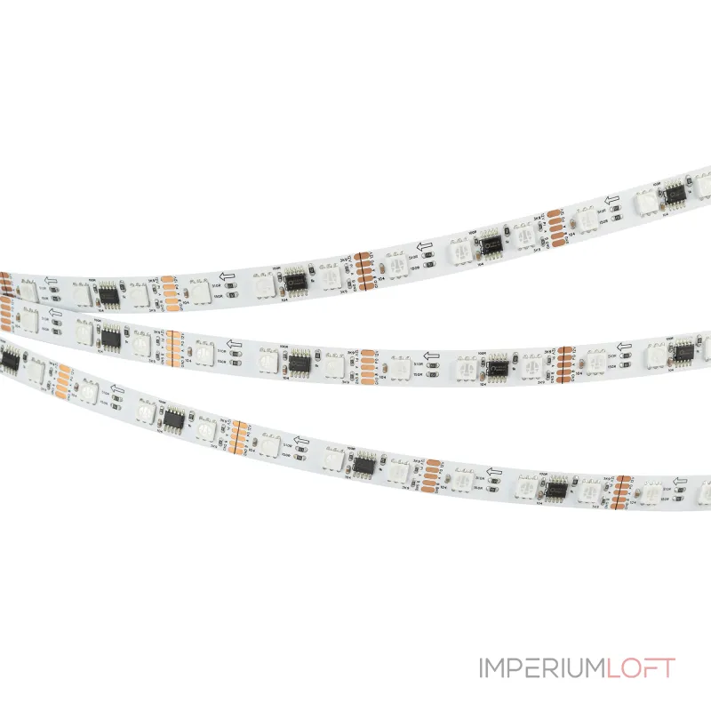 Arlight Лента DMX-B60-10mm 12В RGB-PX3 14 В/м IP20 5060 5м 039174