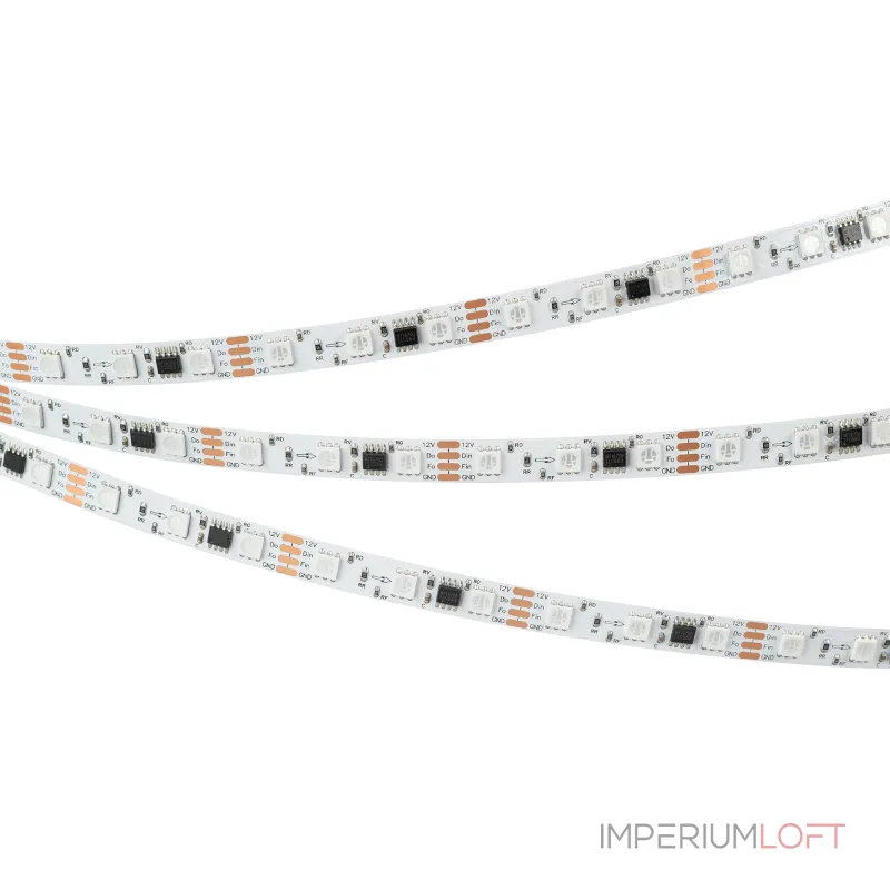 Arlight Лента SPI-B60-10mm 12В RGB-PX3-BPT 12 В/м IP20 5060 5м 039179