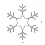 Arlight Фигура ARD-SNOWFLAKE-M4-750x750-324LED White 230В 18Вт Ardecoled IP65 025307