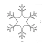 Arlight Фигура ARD-SNOWFLAKE-M4-750x750-324LED White 230В 18Вт Ardecoled IP65 025307
