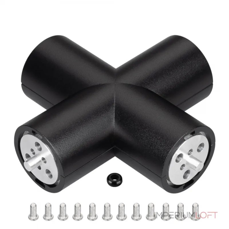 Соединитель профиля ROUND-D36-360-X90 Arlight Алюминий 050544 Соединитель профиля ROUND-D36-360-X90 Arlight Алюминий 050544