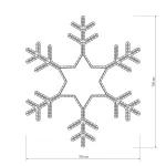 Arlight Фигура ARD-SNOWFLAKE-M4-750x750-324LED White 230В 18Вт Ardecoled IP65 025307