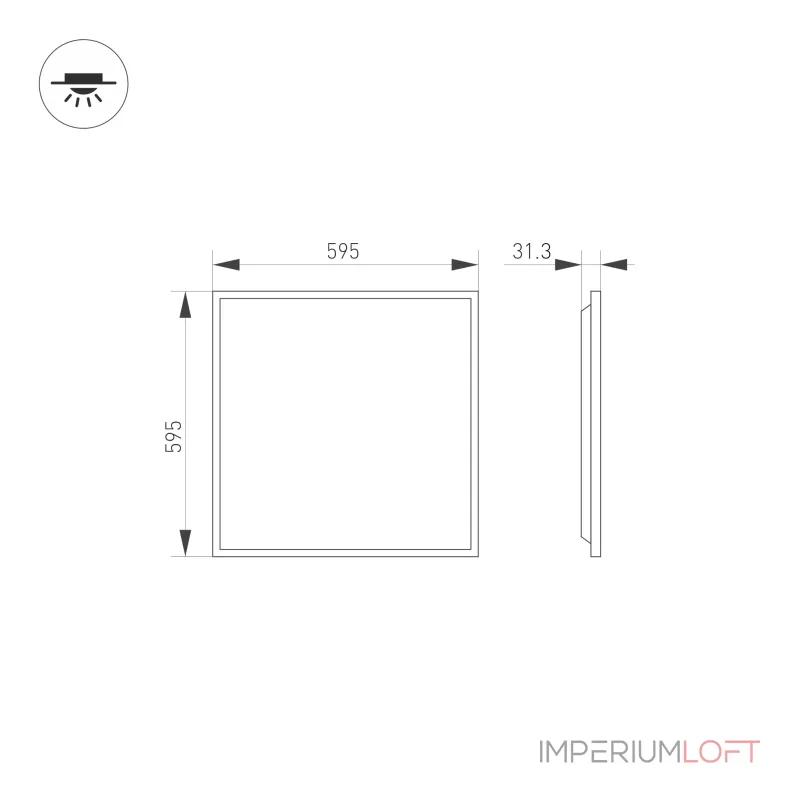 Arlight Светильник DL-TITAN-S600x600-40Вт Day4000 WH 120 deg CRI90 230В IP40 038426(1) Arlight Светильник DL-TITAN-S600x600-40Вт Day4000 WH 120 deg CRI90 230В IP40 038426(1)