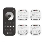Arlight INTELLIGENT ARLIGHT Диммер SMART-SET-TRIAC-601-72-DIM-PD-IN Black 230В 1x1.5A x4 ПДУ 10кн 2.4G IARL IP20 036199
