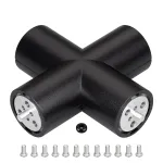 Соединитель профиля ROUND-D36-360-X90 Arlight Алюминий 050544