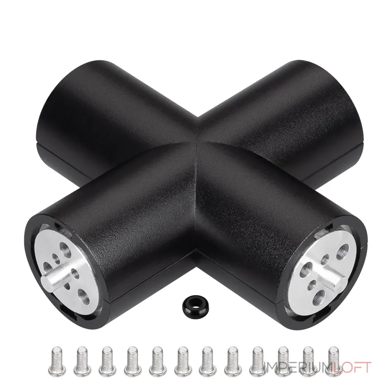 Соединитель профиля ROUND-D36-360-X90 Arlight Алюминий 050544 Соединитель профиля ROUND-D36-360-X90 Arlight Алюминий 050544