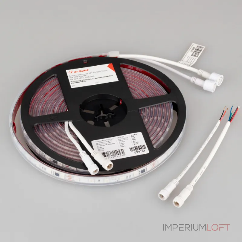 Arlight Лента герметичная SPI-PS-B60-12mm 24В RGB-PX6-BPT 12 В/м IP67 5060 5м 039181