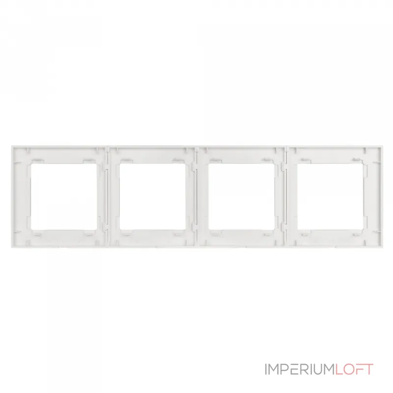 Рамка стеклянная FRM-GLARE-GS-4-WH Arlight 043802