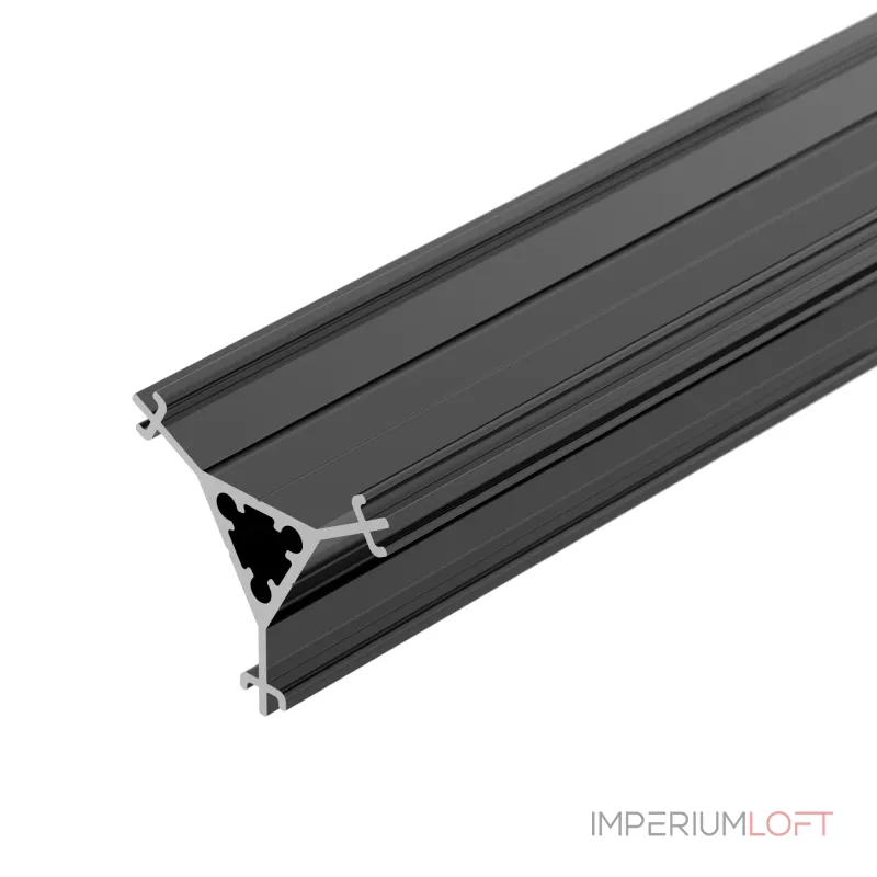 Профиль ROUND-D36-360-2500 ANOD BLACK Arlight Алюминий 050250