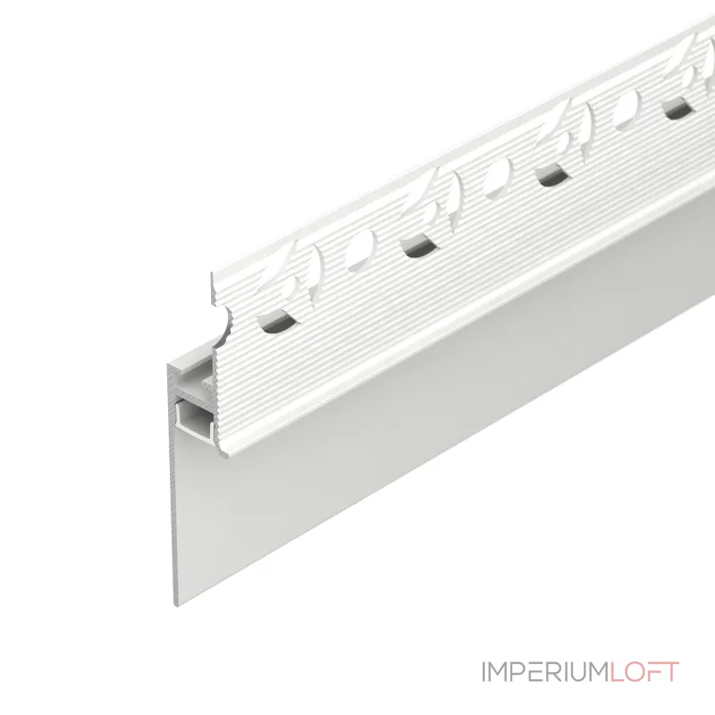 Профиль PLINTUS-FANTOM-H35-2000 WHITE Arlight Алюминий 043666